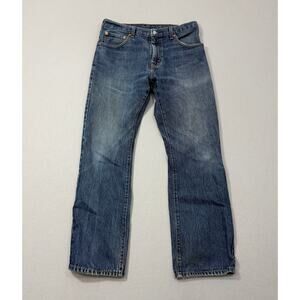 Levis 517 Boot Cut Jeans Men's 34x32 Blue Denim Western Rodeo Cowboy Rancher